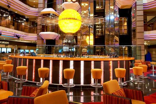 Step into the Atrium—the ship's vibrant heart and your first taste of vacation—where multi-level panoramic views, 360° energy, live music (bands and DJs), day-to-night events, and a central bar set the scene; Guest Services is right here if you need anything.
Cost: Included