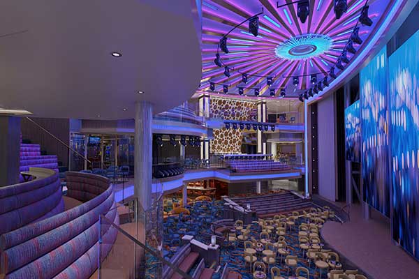 Central Atrium Deck 7 Night View.