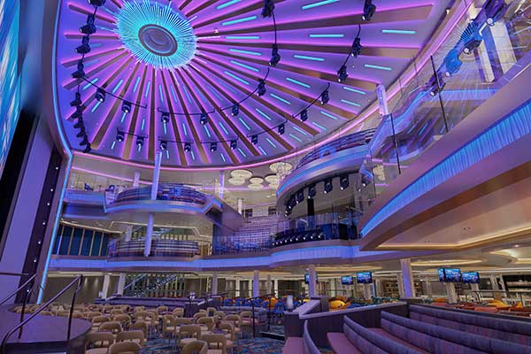 Central Atrium Night View.