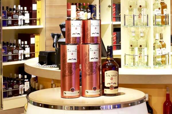 Get the recipe for your favorite onboard cocktail, then stock up at The Fun Shops.
Cost: $