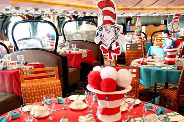 Seuss at Sea brings Dr. Seuss off the page with a character parade, interactive story time, arts & crafts, and a whimsical character breakfast—family-friendly fun with the Cat in the Hat, Thing 1 & 2, and more.
Cost: Included