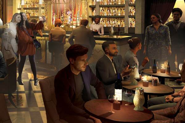 Bartenders dazzle with premium cocktails and sleight-of-hand.