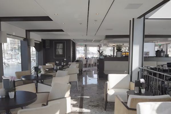 Enjoying the nightly piano music, you meet your companions in the lounge for a little more camaraderie.