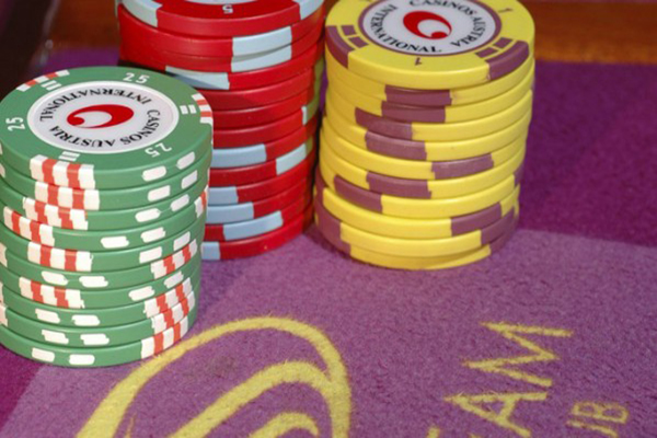 Try your luck with a game of blackjack at the Casino, located right next to the Piano Bar.