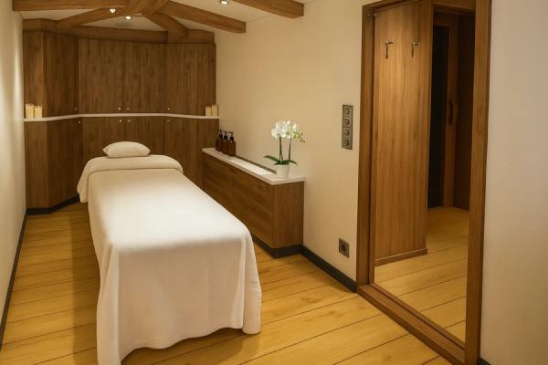 Indulge in therapeutic relaxation and holistic rejuvenation with a body massage at the onboard spa.