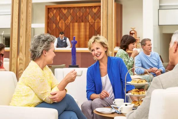 Afternoon tea is served at the Wintergarden, adjacent to the Main Pool. Decadent finger sandwiches, scones and desserts are accompanied by international teas, tea ceremony demonstrations and relaxing classical music from the Viking Resident Musicians.