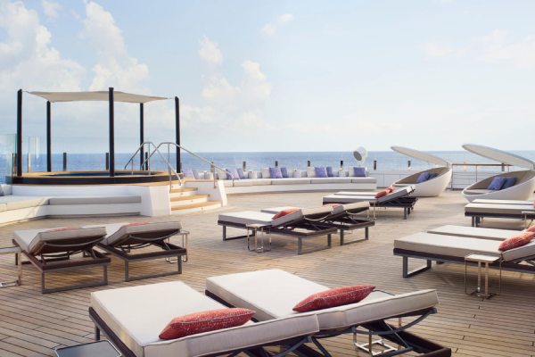Listen to the gentle lap of waves while reclining on a massage table, savoring a therapeutic spa treatment from the private terrace of one of the treatment rooms.