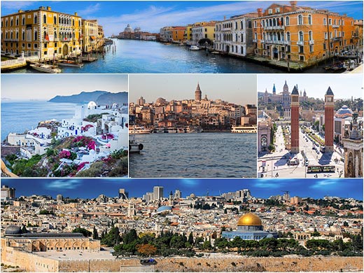 Izrael, Málta, Szicília úticél